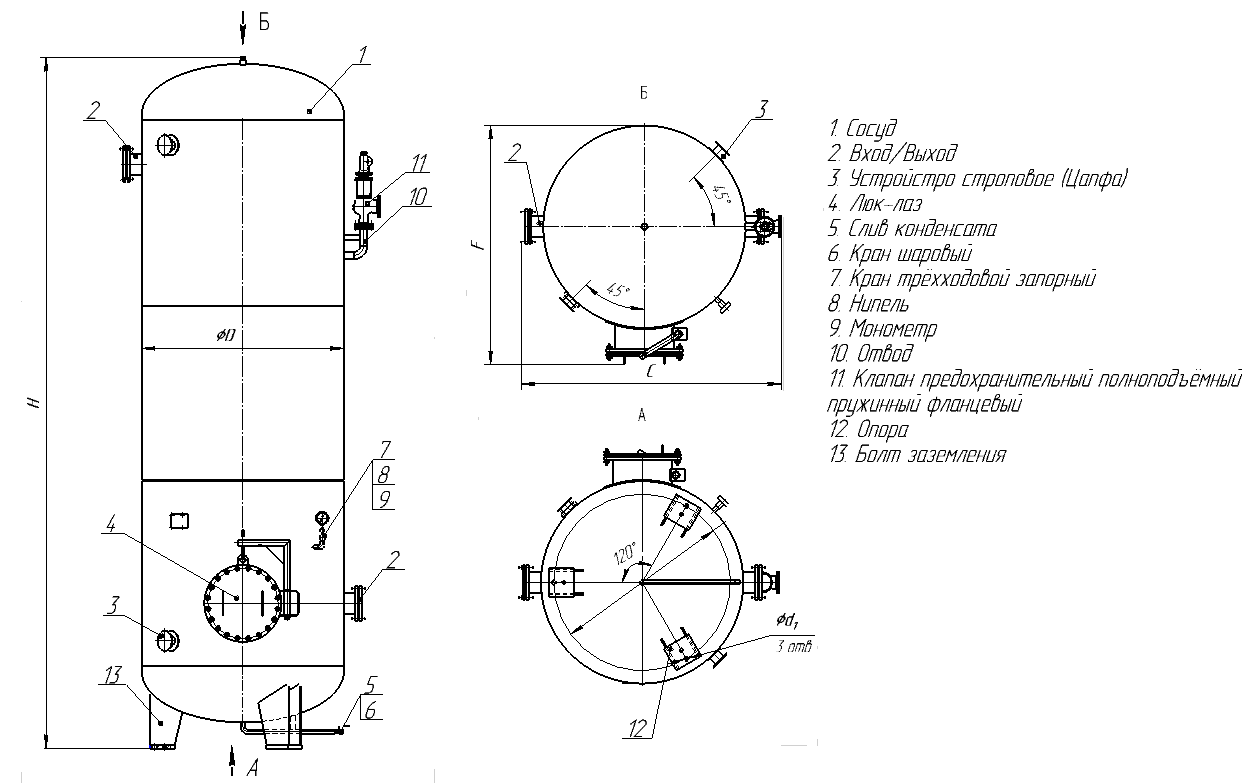 Сосуд 25 мпа. Ресивер воздушный ЧКЗ 900/10 чертежи. Ресивер 10 м3 чертеж. Ресивер вертикальный РВ 430/10 чертеж. Ресивер для компрессора 3 м3.
